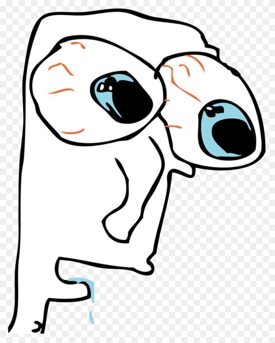 Rage Comic Internet Meme Face Decal