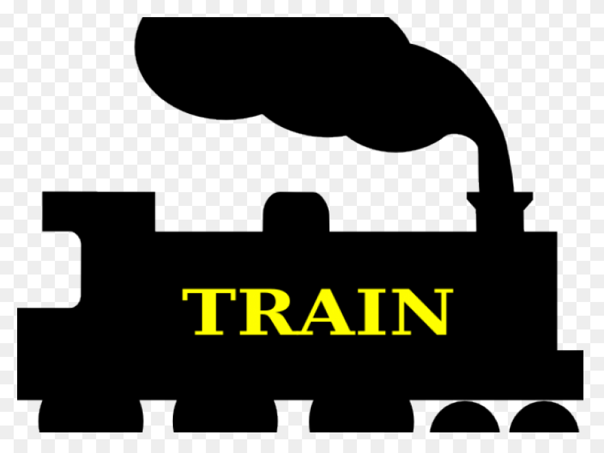 Cartoon Train Tracks Train With Rai