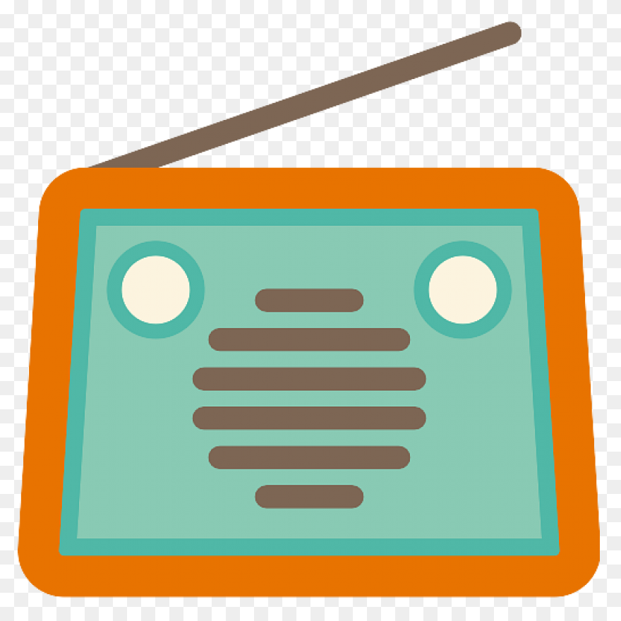 Retro Radio Icon Png Stickpng - Radio Icon