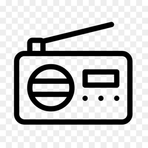 Broadcast, Broadcasting, Radio Icon