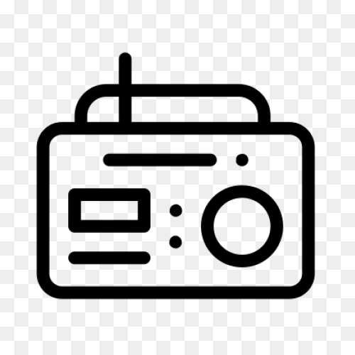 Broadcast, Broadcasting, Radio Icon