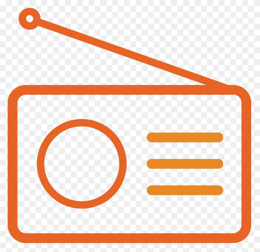 Broadcast, Broadcasting, Radio Icon