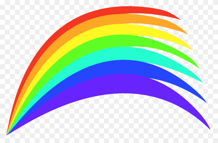 Rainbow With Clouds Clip Art | Rain