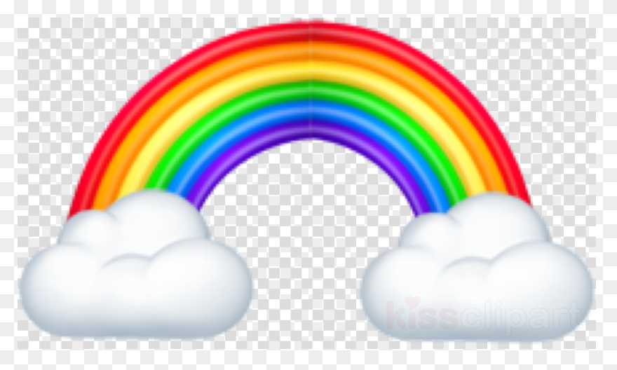 Rainbow With Clouds Clip Art | Rain