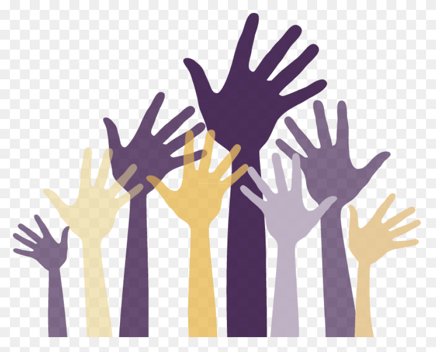 Finger Hand Clip Art - Hands Raised