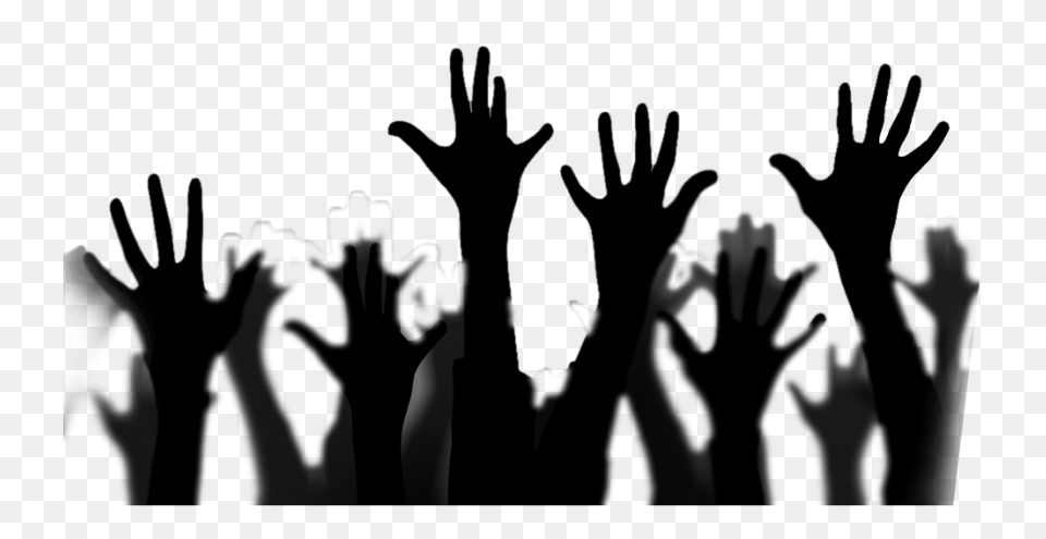 Finger Hand Clipart Hands Raised - Raised Hands