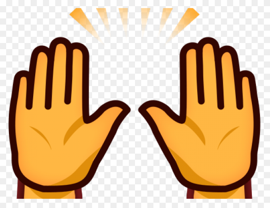 Finger Hand Clip Art - Hands Raised