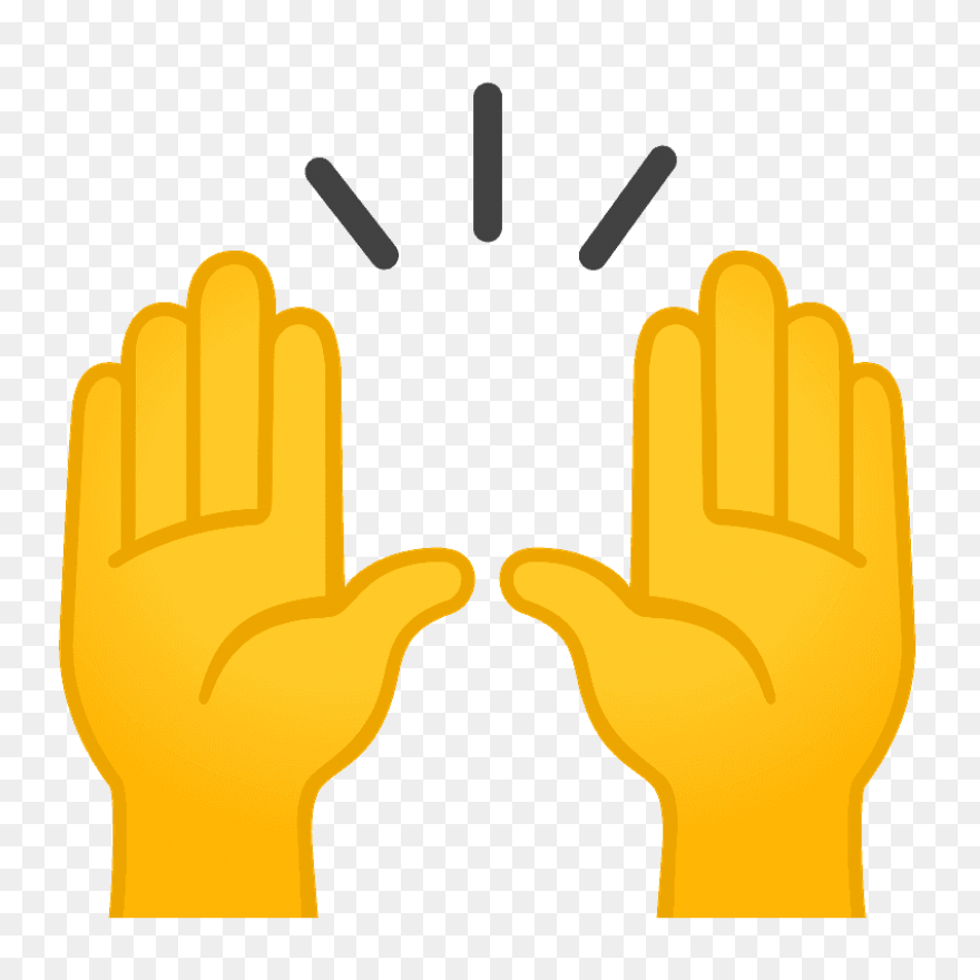 Finger Hand Clip Art - Hands Raised