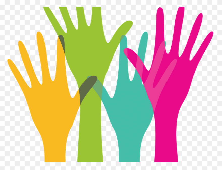 Finger Hand Clip Art - Hands Raised