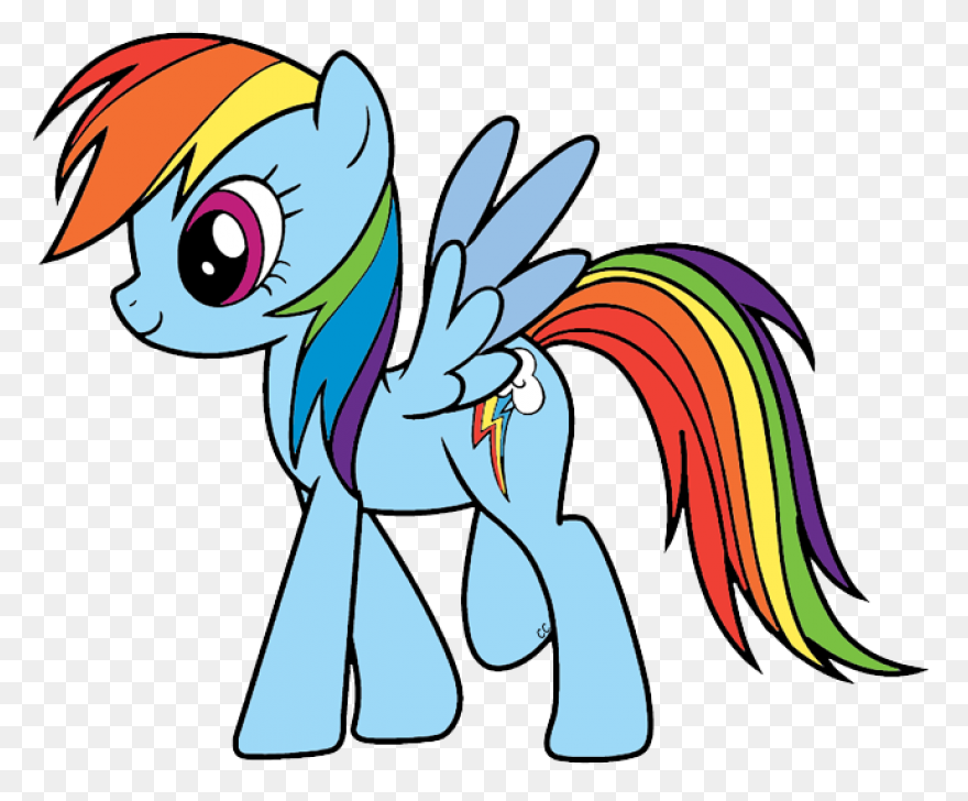 How To Draw Rainbow Dash My Little 