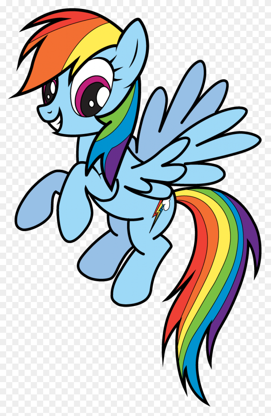 How To Draw Rainbow Dash - Rainbow Dash