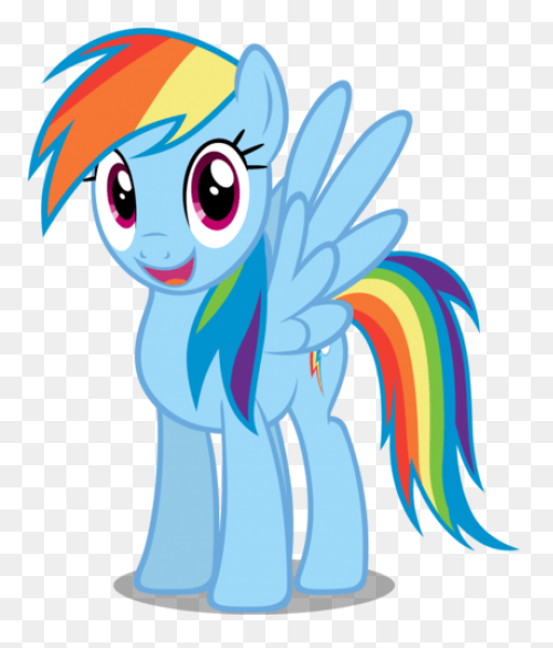 How To Draw Rainbow Dash My Little 