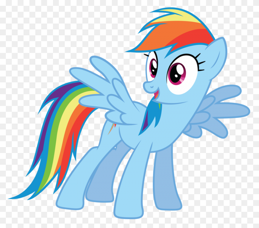 How To Draw Rainbow Dash My Little 