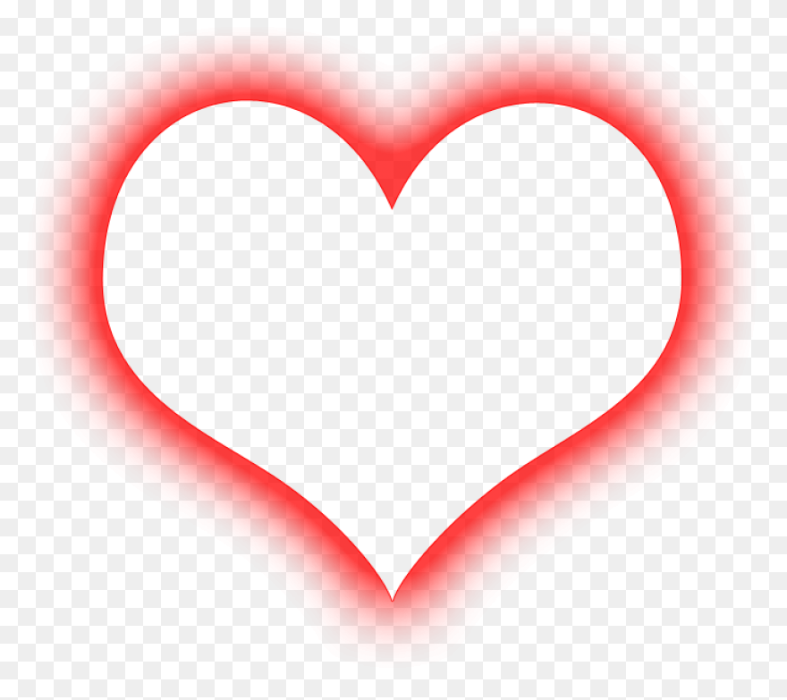 Old Shape Png Red Heart - Red Glow