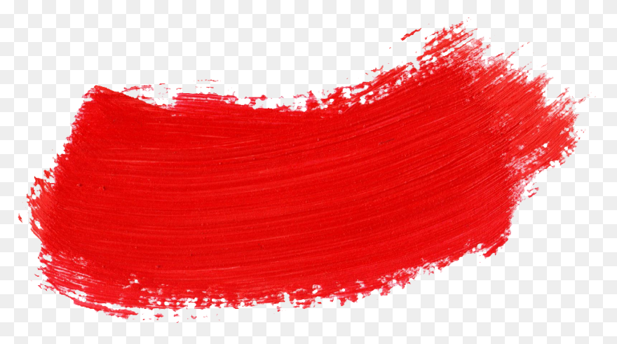 59 Red Paint Brush Stroke - Red Paint Stroke