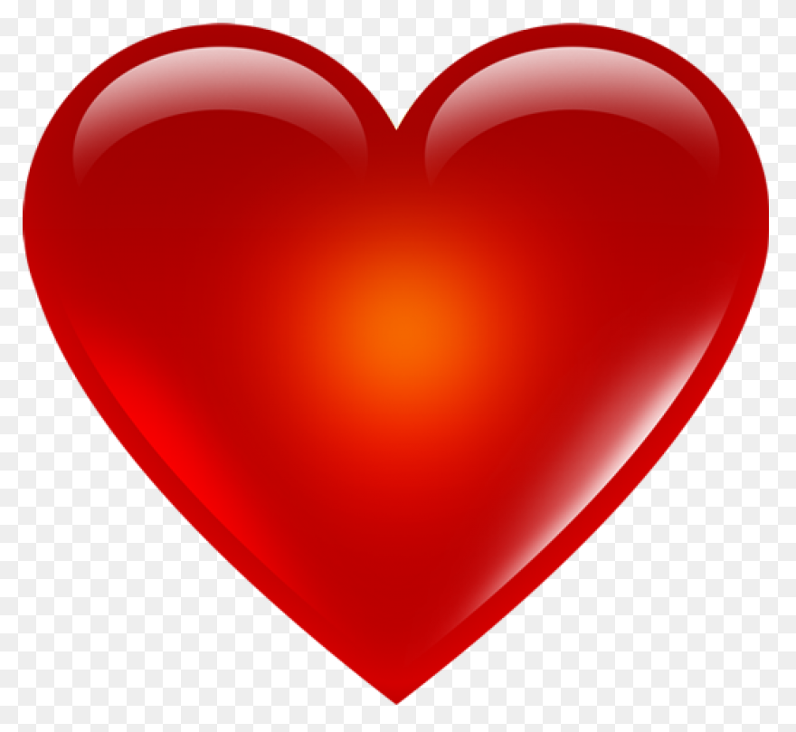 Free Red Heart Transparent Backgrou