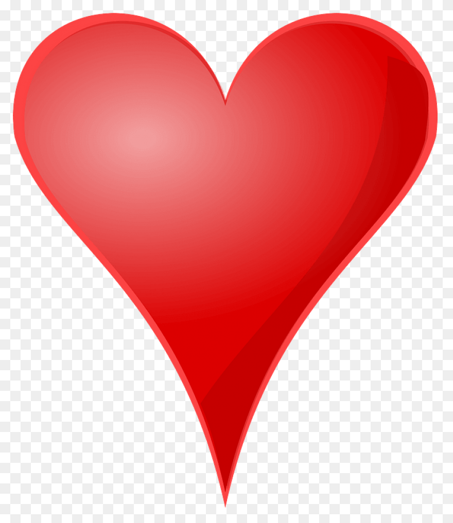 Free Red Heart Transparent Backgrou