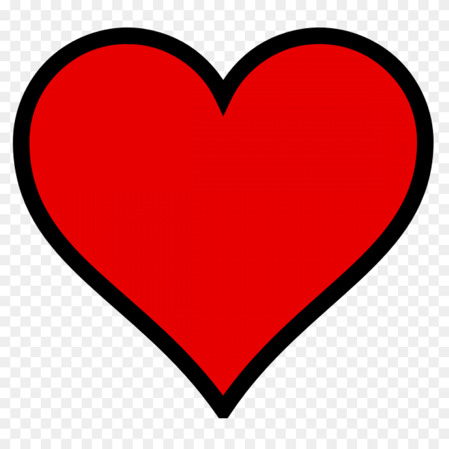 Free Red Heart Transparent Backgrou