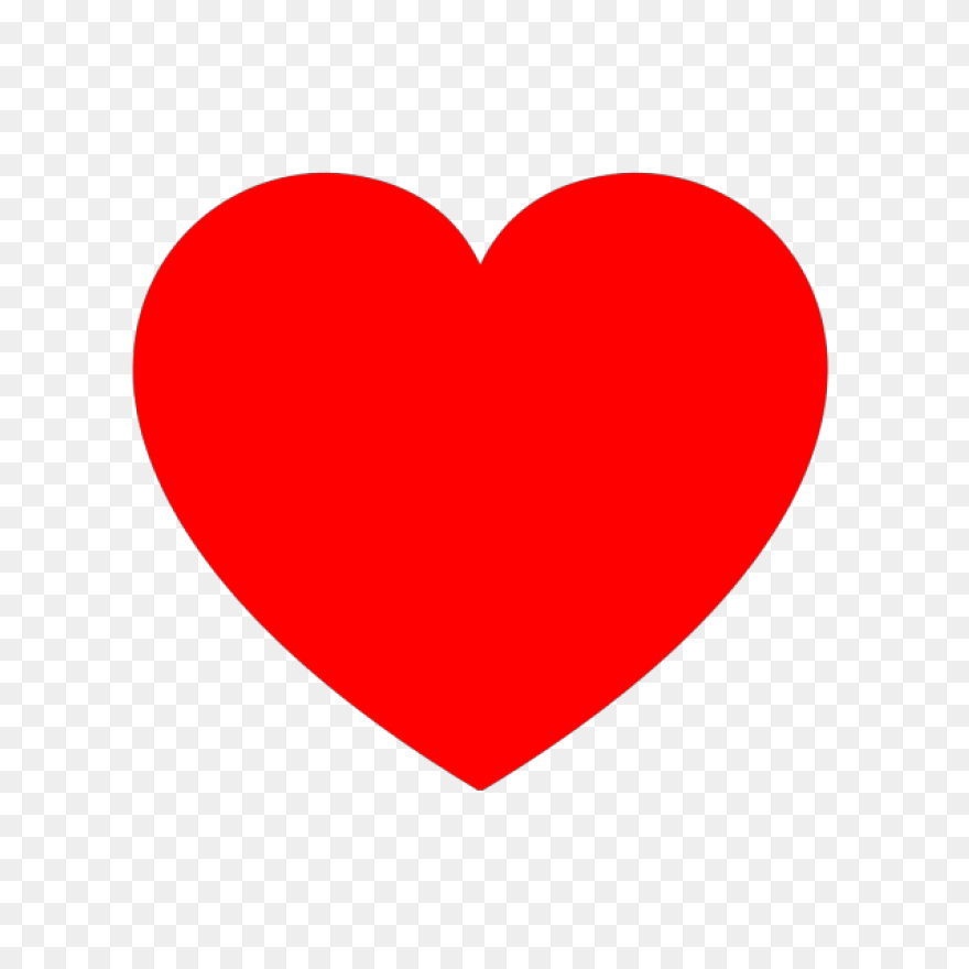 Free Red Heart Transparent Backgrou
