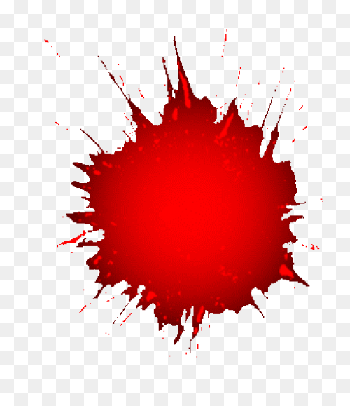 Free Red Paint Splatter Transparent
