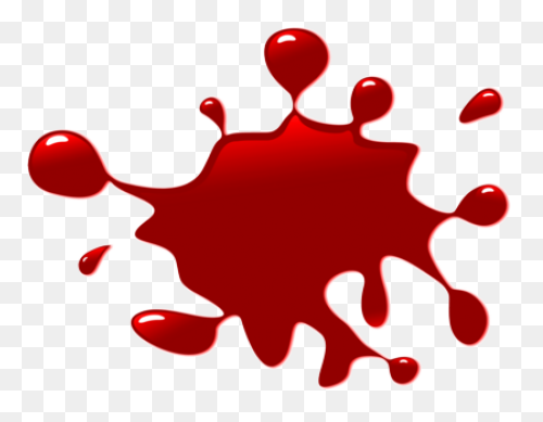 Free Red Paint Splatter Transparent