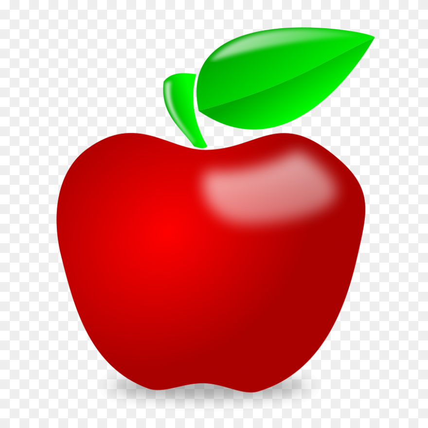 Red Apple Clipart Free Large - Red Apple