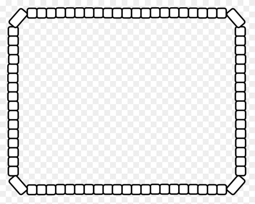 Bigger Rectangle Stone Walls Clipart - Rectangle Border