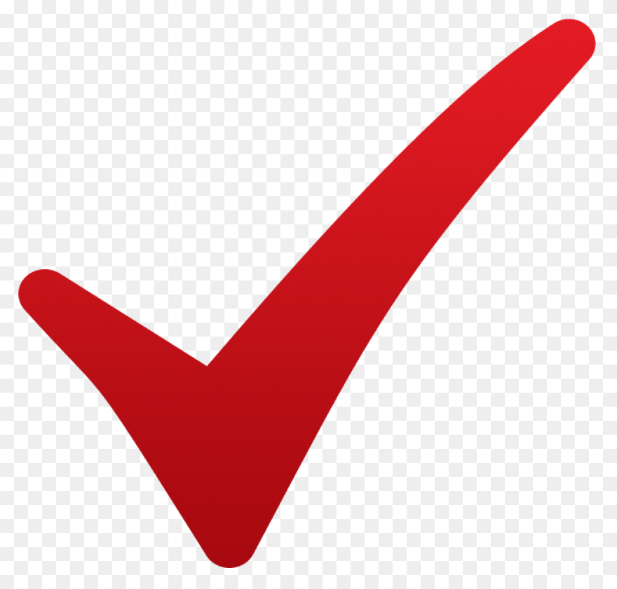 Red Check Mark 7 Icon - Free Red Ch