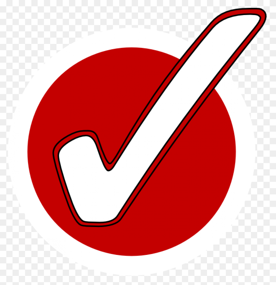 Red Check Mark 7 Icon - Free Red Ch