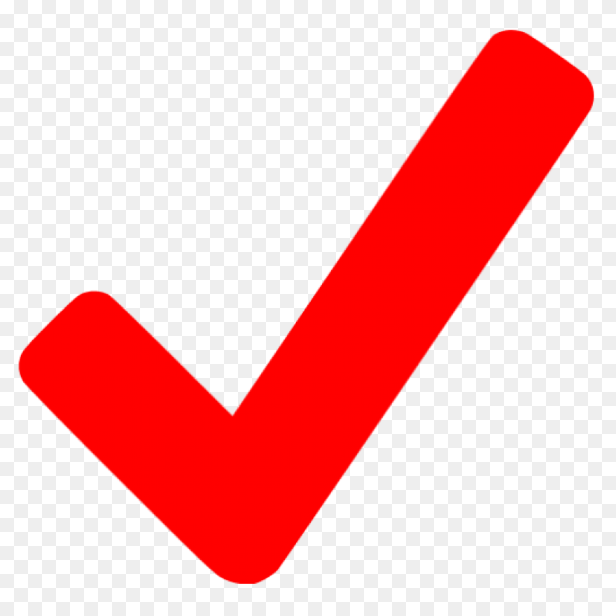 Red Check Mark 7 Icon - Free Red Ch