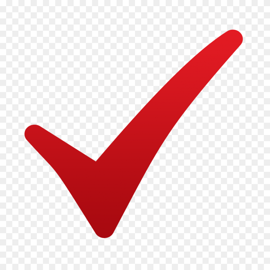 Red Check Mark 7 Icon - Free Red Ch