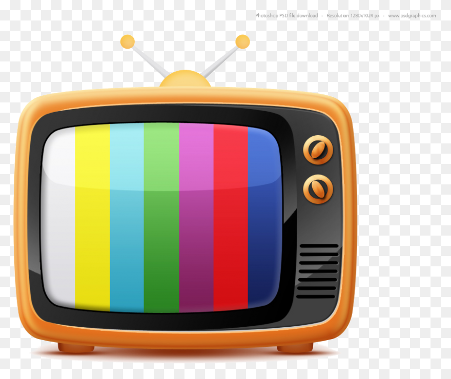 Retro Television Clipart - Clipart 