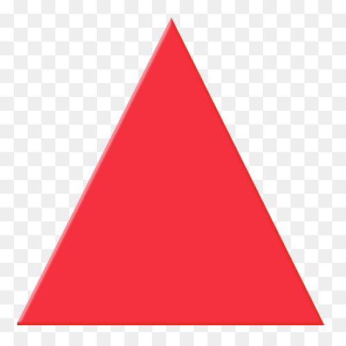Red Triangle Icon - Free Red Shape 