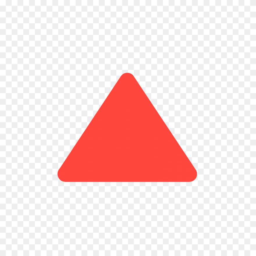 Red Triangle Icon - Free Red Shape 