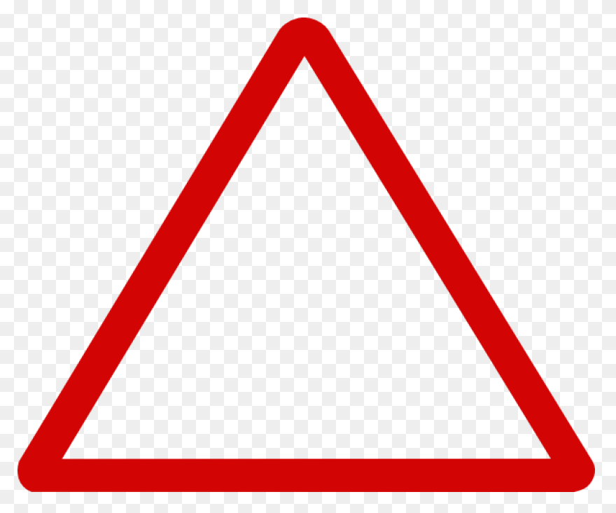Red Triangle Icon - Free Red Shape 