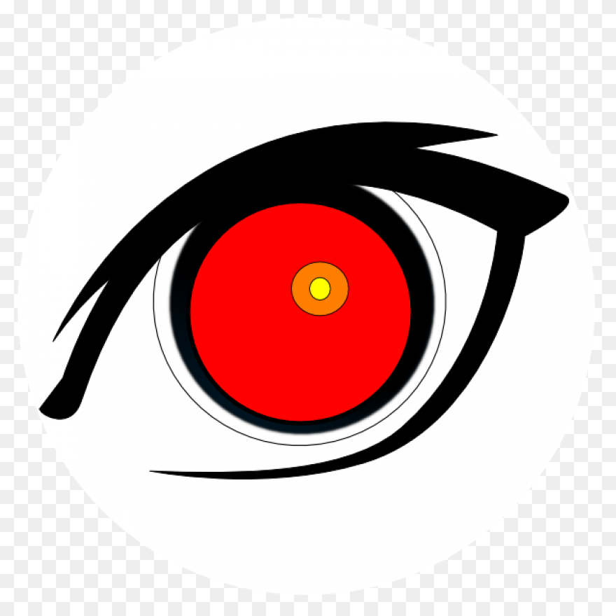 Red Eyes Clipart Festival - Devil E