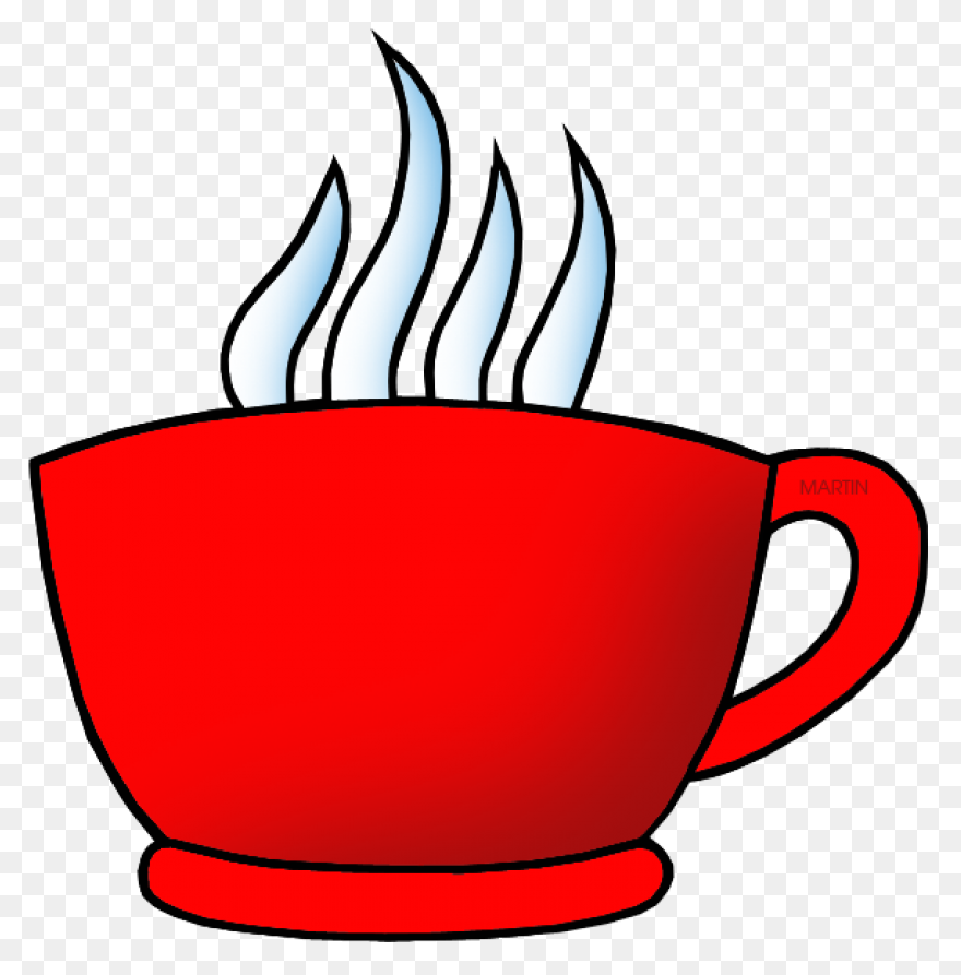 Red Coffee Cup Png Clipart Image | 