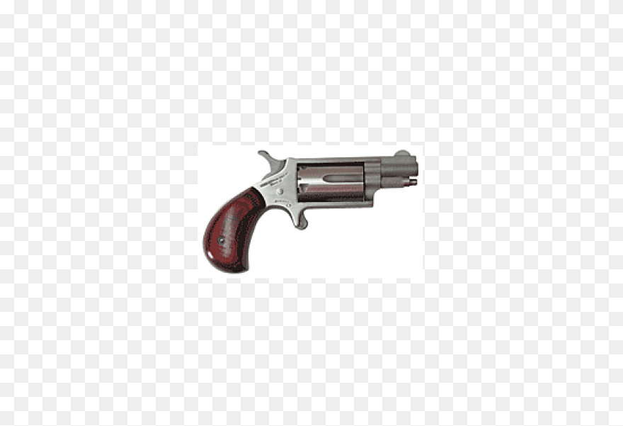 Nickel Revolver Clipart - Large Siz