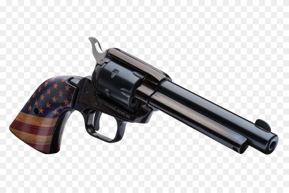 Nickel Revolver Clipart - Large Siz