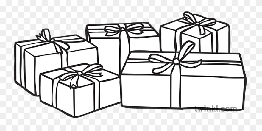 Gift Bow Box Flat Christmas #ad , #