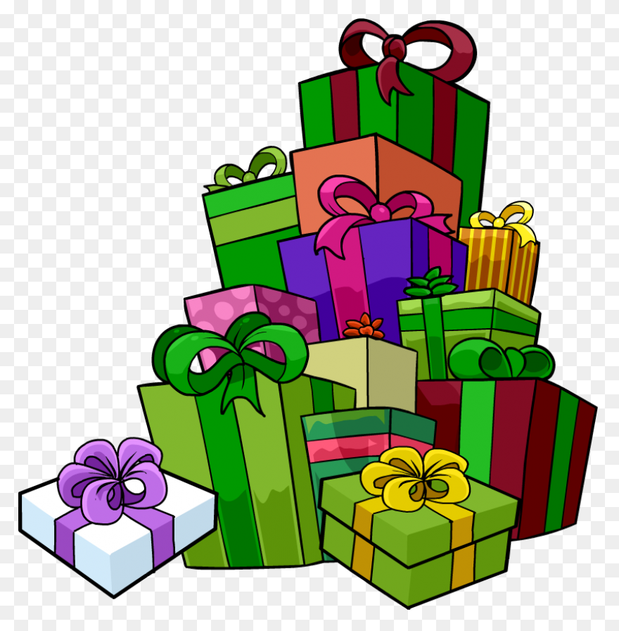 Gift Bow Box Flat Christmas #ad , #