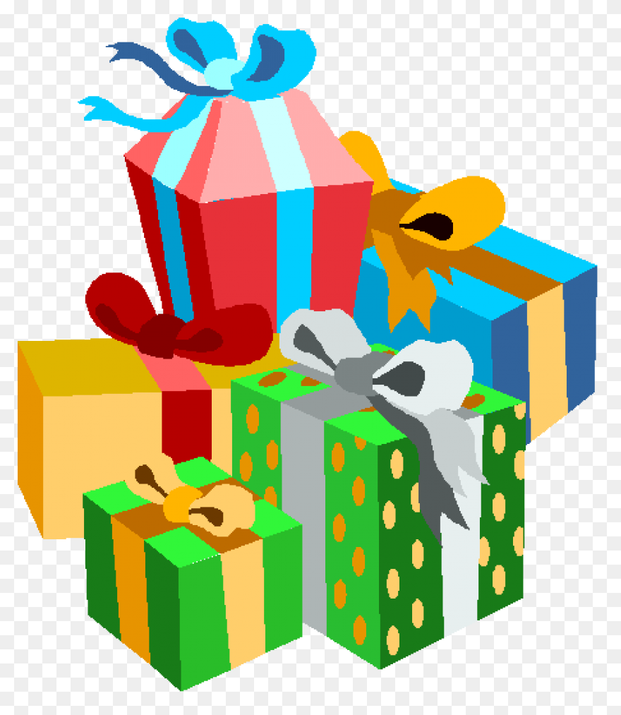 Gift Bow Box Flat Christmas #ad , #