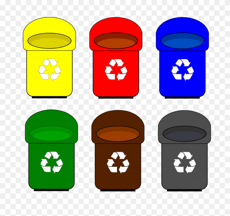 Download Yellow Clipart Recycle Bin