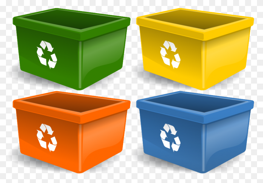 Download Yellow Clipart Recycle Bin