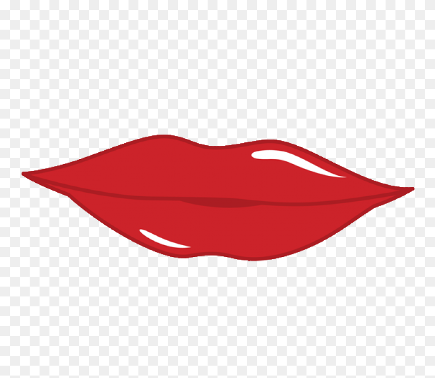 Clipart Of The Red Lips - Red Lips