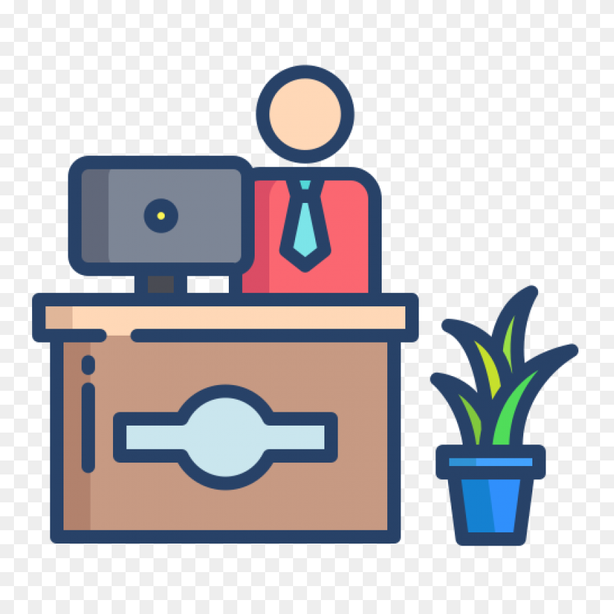 Receptionist Free People Icons - Receptionist