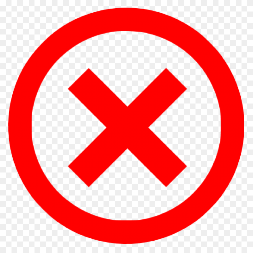 Red X Mark 4 Icon - Red X Mark