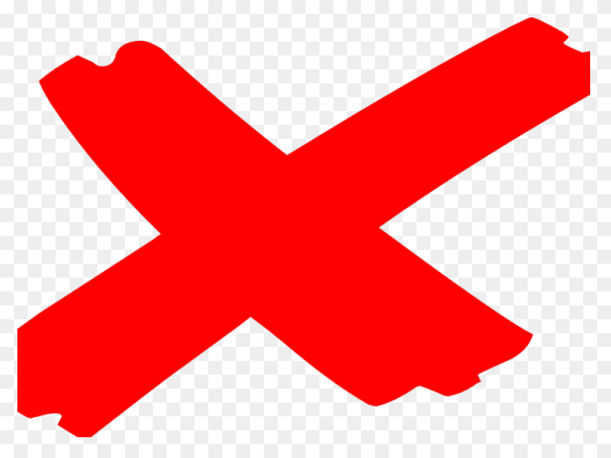 Red X Mark 4 Icon - Free Red X Mark