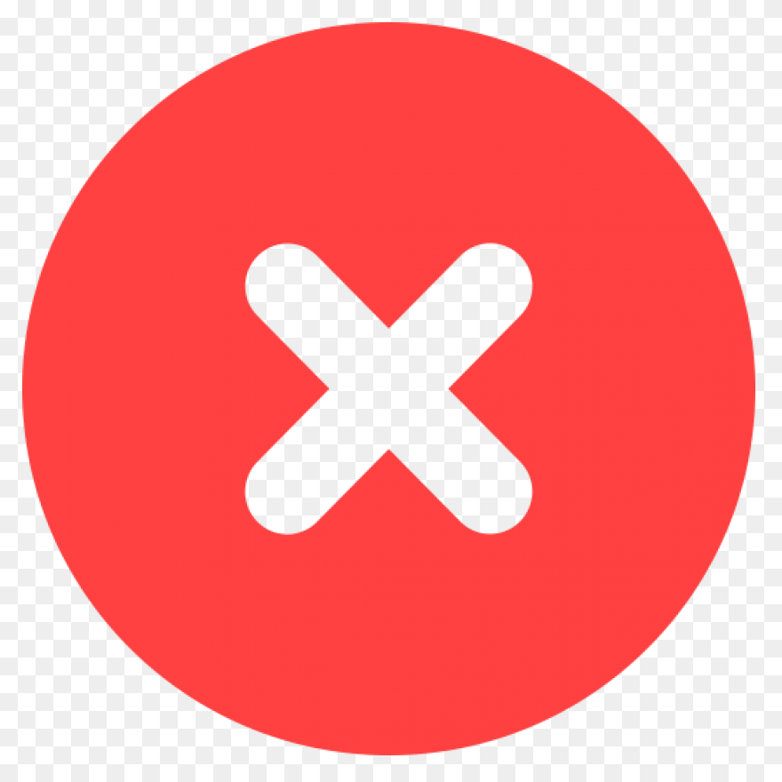 Red X Mark 4 Icon - Free Red X Mark