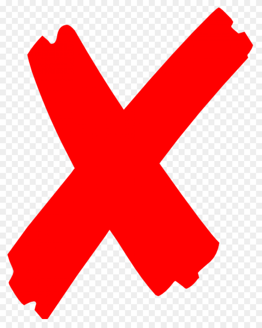 Red X Mark 4 Icon - Free Red X Mark